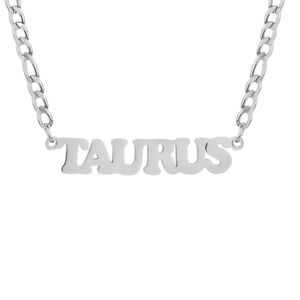 Taurus Necklace Zodiac Stainless Steel